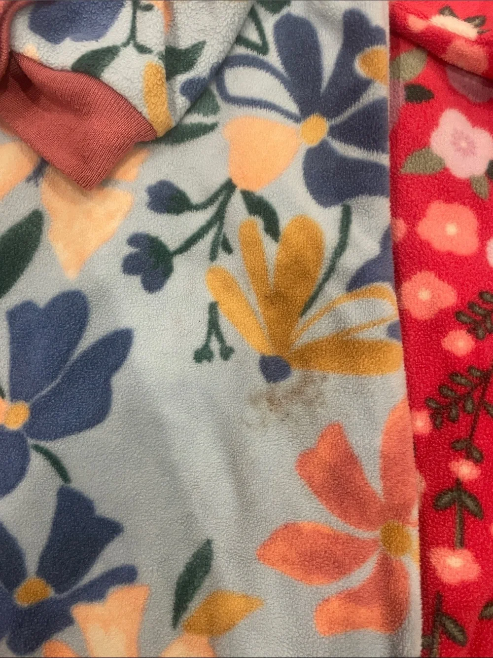 Carter's Multi-Pack Floral and Dino Footed One-Pieces - Blue, Red, Cream